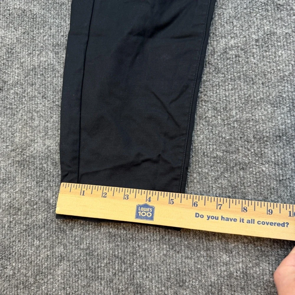 Nike Men's Cotton Blend Bonded Woven Black Cropped Pants Size 30, 876972-010